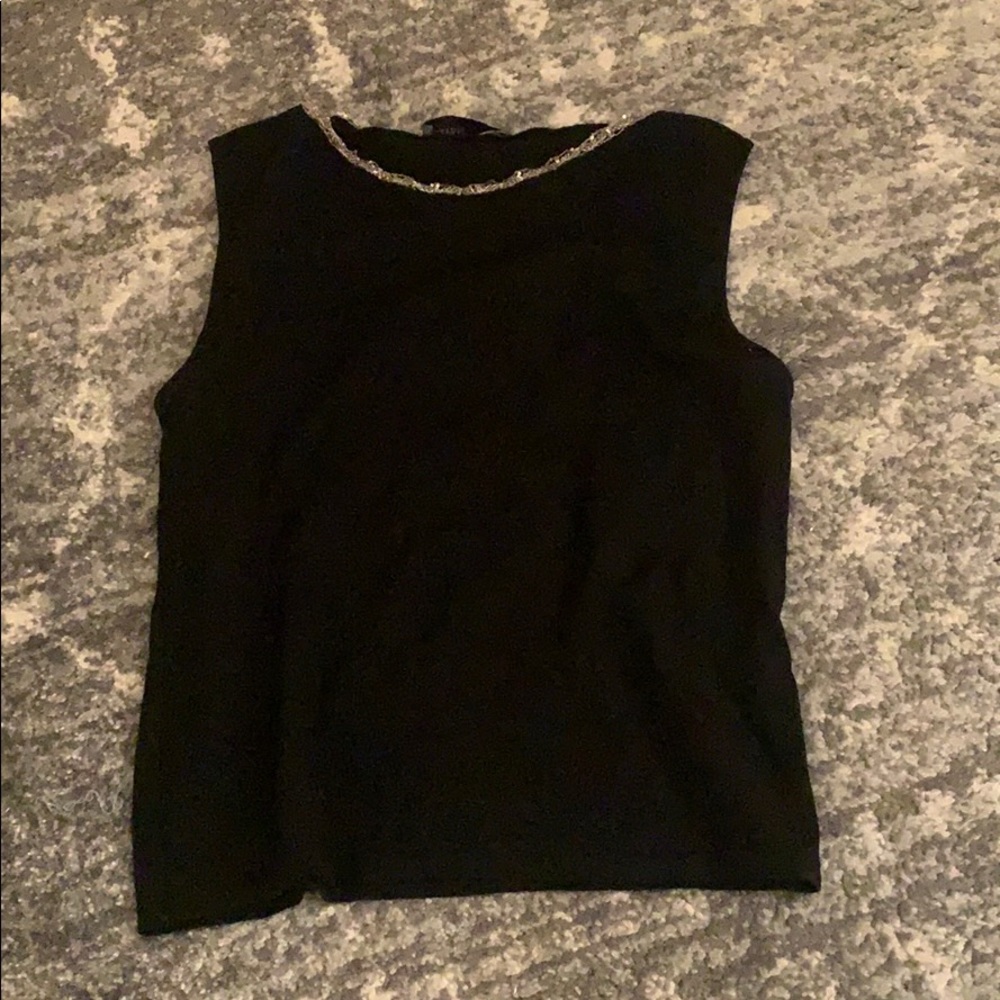 Black Alberta Ferretti Top with good accent